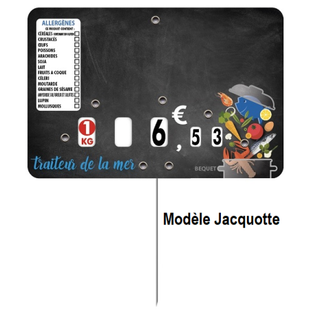 Vente d'étiquettes pique prix personnalisé - LaBoutiqueDuPoissonnier.com !