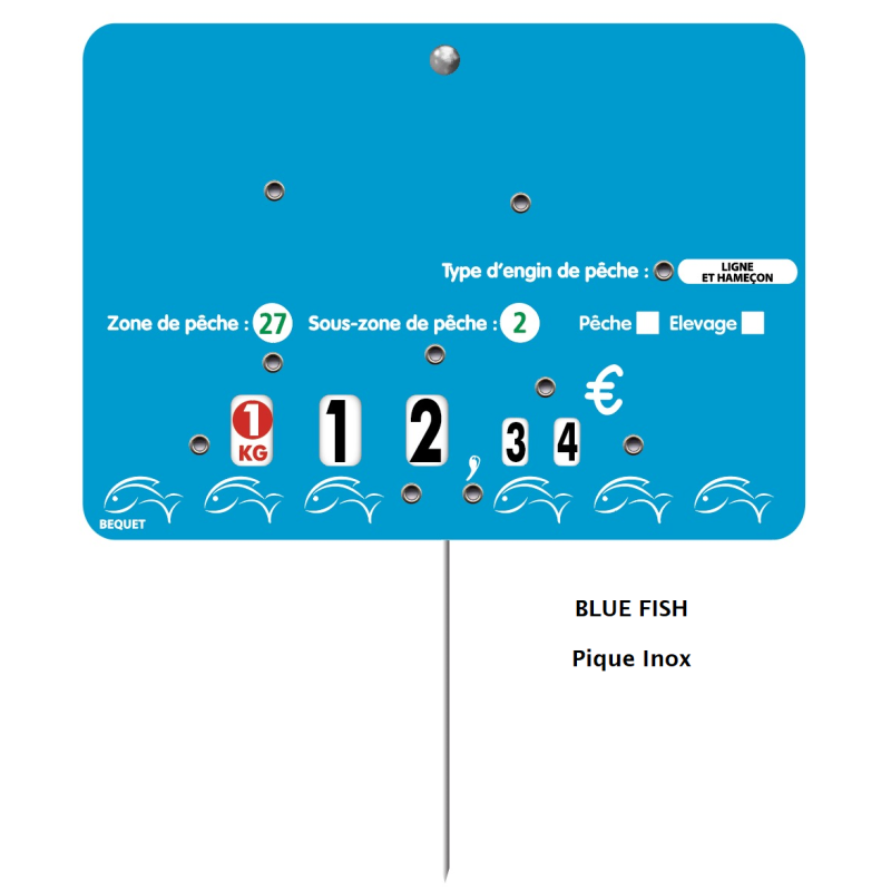 Vente d'étiquettes et signalétique pour la poissonnerie - LaBoutiqueDuPoissonnier