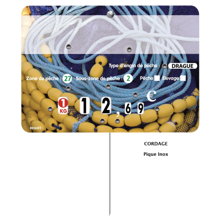 Vente d'étiquettes et signalétique pour la poissonnerie - LaBoutiqueDuPoissonnier