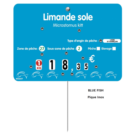 Vente d'étiquettes pique prix personnalisé - LaBoutiqueDuPoissonnier.com !
