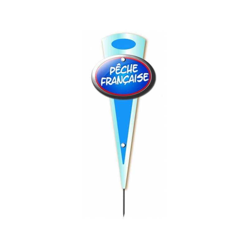 Maxiflèches - Pêche Française - 10 x 24 cm - Lot de 10