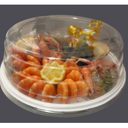 Plateau fruits de mer réutilisable rond 35 cm - Colis de 32 - Némo