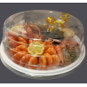 Plateau fruits de mer réutilisable rond 35 cm - Colis de 32 - Némo