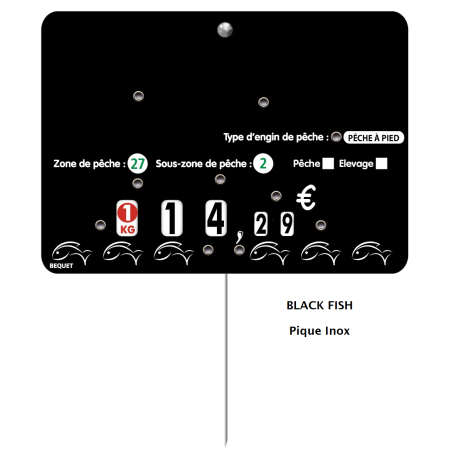 Vente d'étiquettes et signalétique pour la poissonnerie - LaBoutiqueDuPoissonnier