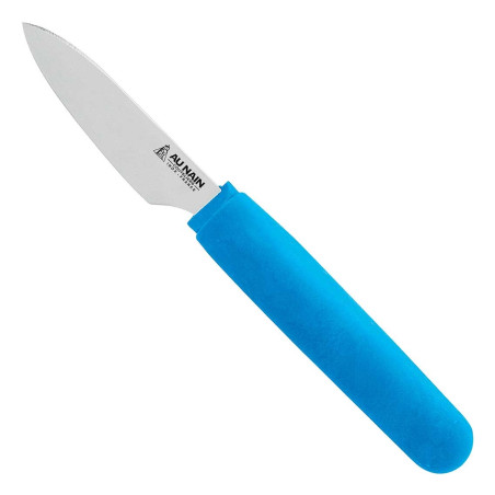 Couteau à huitres - Modèle Ergo - manche bleu