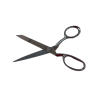Ciseaux pour Gaucher en inox - Lame lisse