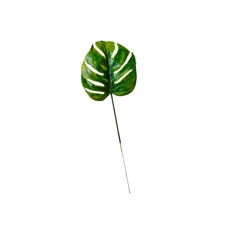 Feuilles de philodendron artificielle x 5 - H 39 cm D 15 cm