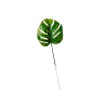 Feuilles de philodendron artificielle x 5 - H 39 cm D 15 cm