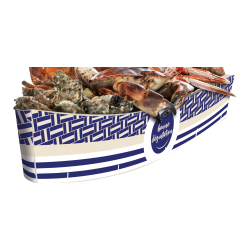Plateaux de fruits de mer poissonnerie polystyrène - LaBoutiqueDuPoissonnier.Com