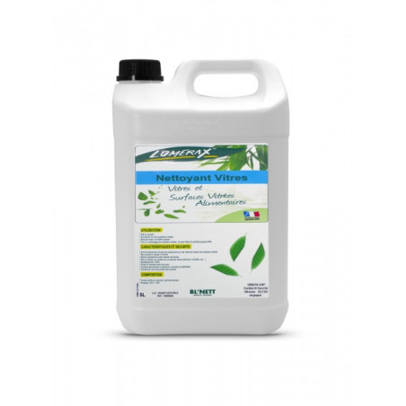 Nettoyant vitres 5L prêt à l'emploi spécial vitres et surfaces alimentaires - COLIS DE 4