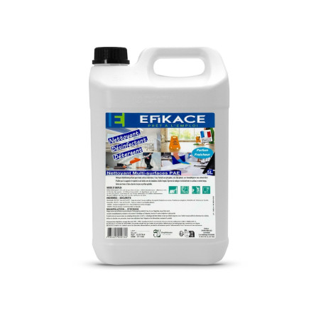 NETTOYANT PAE MULTI-SURFACES DESINFECTANT EFFICACE SENTEUR FRAICHEUR 5L- COLIS DE 4