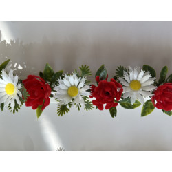 Barrettes modèle MARGUERITES / ROSES - Boîte de 12 pièces