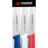 Ensemble de 3 Couteaux Office Bleu / Blanc / Rouge - FISCHER