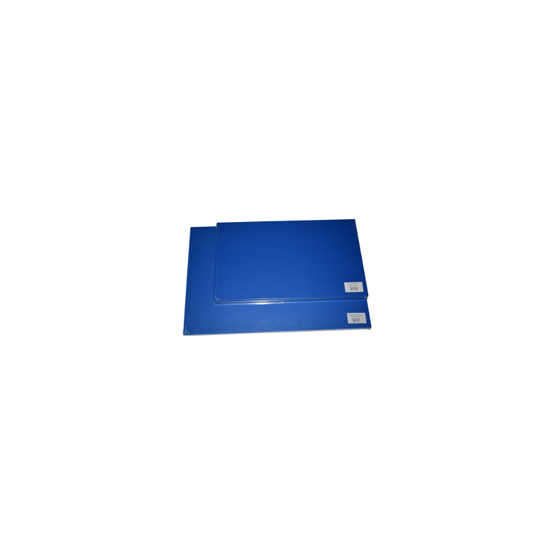 PLANCHE A DECOUPER 60X40X2CM BLEUE LISSE A PIEDS