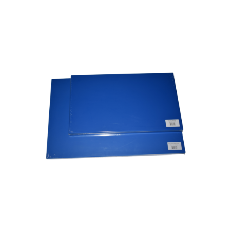 PLANCHE A DECOUPER 60X40X2CM BLEUE LISSE A PIEDS