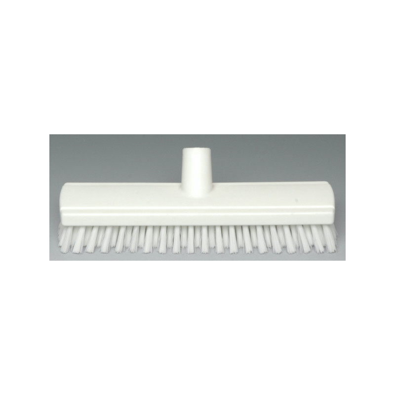 BROSSE FROTTOIR FIBRE DURE BLANC 31X7 CM