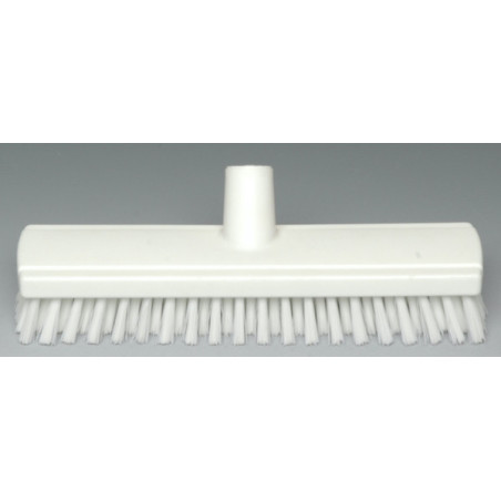 BROSSE FROTTOIR FIBRE DURE BLANC 31X7 CM