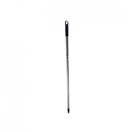 MANCHE ALUMINIUM EMBOUT NOIR 1.40 M X D.2.5 CM FILETAGE