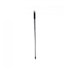 MANCHE ALUMINIUM EMBOUT NOIR 1.40 M X D.2.5 CM FILETAGE
