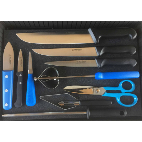 Malette couteaux professionnels de qualité - LaBoutiqueDuPoissonnier.Com