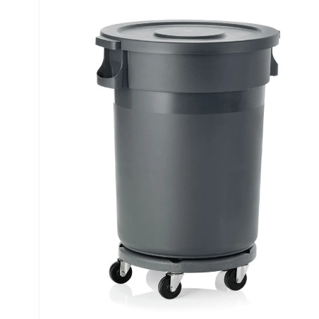 Poubelle 120L  avec roulettes et couvercle