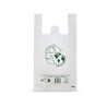 SAC REUTILISABLE A BRETELLES BLANC 26+6+6X45 CM 50µ - Colis 500