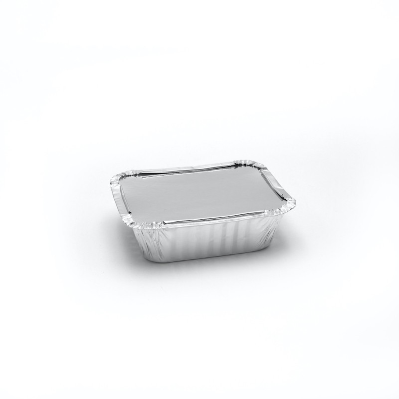 BARQUETTE ALUMINIUM 1500 ML 25.5X15.5X7.2 CM AVEC OPERCULE (50 U)