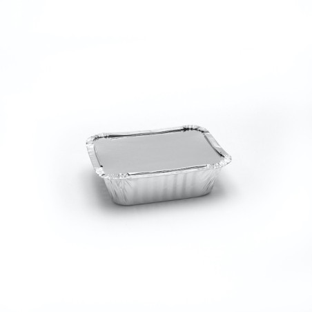 BARQUETTE ALUMINIUM 1500 ML 25.5X15.5X7.2 CM AVEC OPERCULE (50 U)