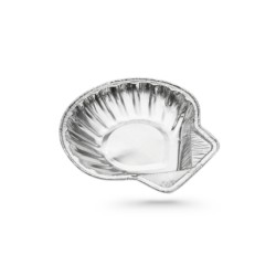 COQUILLE SAINT JACQUES EN ALUMINIUM D.12.3 CM (100 U)