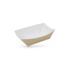 BARQUETTE BATEAU SNACKING 500ML GAMME KRAFT BRUN 11X6.8X4 CM (25 U)