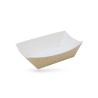 BARQUETTE BATEAU SNACKING 750ML GAMME KRAFT BRUN 13.8X8.5X5.3 CM (25 U)