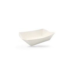 BARQUETTE BATEAU GAMME KRAFT BLANC 7.5X4.5X3.2 CM 150 GRS (1000 U)