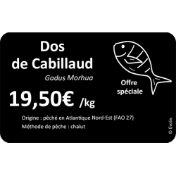 Vente d'imprimantes d'étiquettes poissonnerie EDIKIO - LaBoutiqueDuPoissonnier.Com