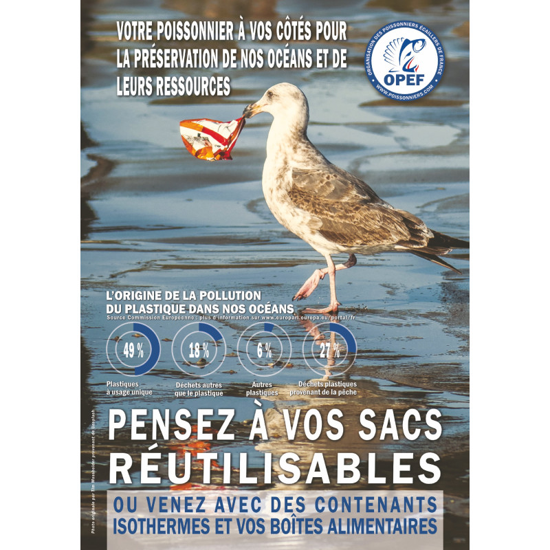 Affiche campagne poissonnier OPEF (A4/A3 OFFERT)