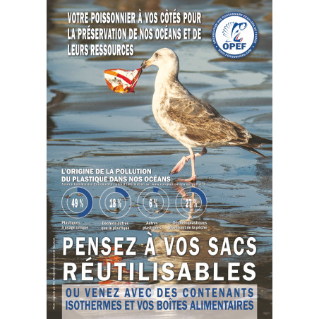 Affiche campagne poissonnier OPEF (A4/A3 OFFERT)