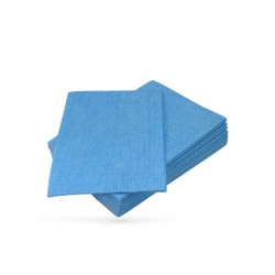 Lavette bleue 35x50 cm - 80 gr/m² - Lot de 25 u