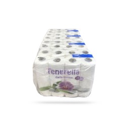 PAPIER TOILETTE PURE CELLULOSE 2 PLIS BOBINE 150F l.9.5xD.10.3CM (96U)