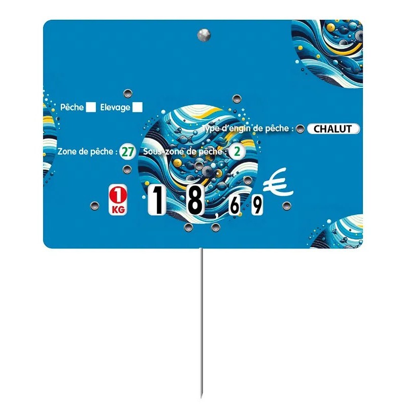 Vente d'étiquettes et signalétique pour la poissonnerie - LaBoutiqueDuPoissonnier