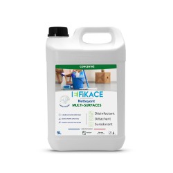 NETTOYANT MULTI-SURFACES DESINFECTANT EFIKACE CONCENTRE SENTEUR FRAICHEUR 5L- COLIS DE 4