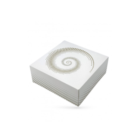 BOITE PÂTISSIERE CARTON LUXE MODELE GALAXY 25X25X10 CM (50 U)