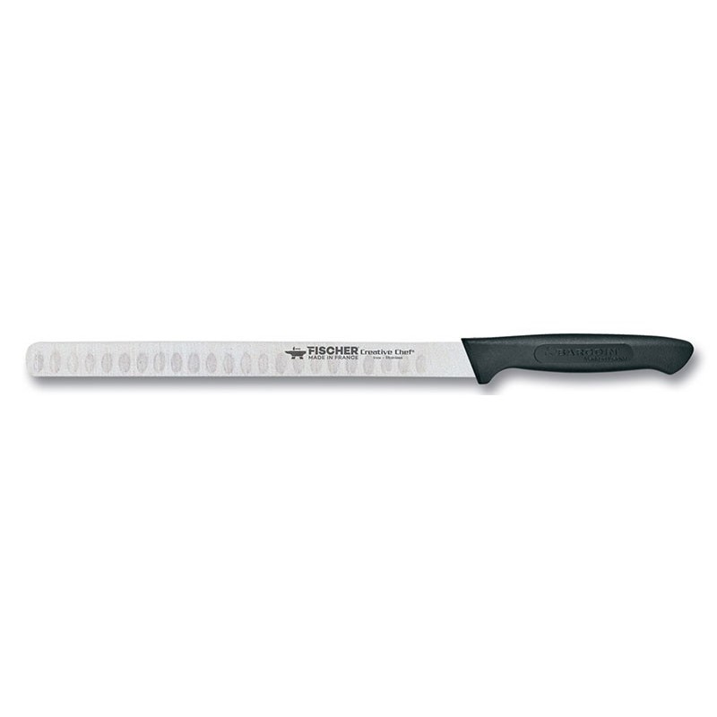 Couteau jambon/saumon 33cm noir créative chef