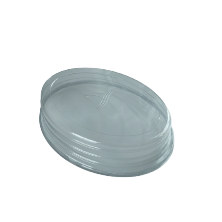 Coiffes Ovales clipsables pour plateaux Fruits de Mer réutilisables -  Ovale 49 x 35 cm - Némo - colis 16