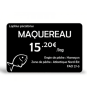 Carte PVC noires mates 86x54mm - 5x100 cartes
