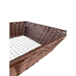 Vente de paniers rectangle osier synthétique - LaBoutiqueDuPoissonnier.Com