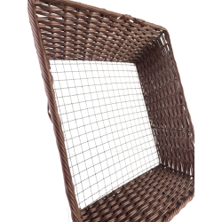 Vente de paniers rectangle osier synthétique - LaBoutiqueDuPoissonnier.Com