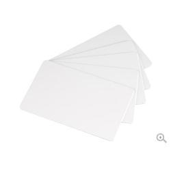 Carte PVC Blanches 86x54mm - 5x100 cartes