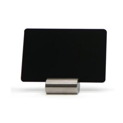 Porte étiquettes bas en inox EDIKIO - x10