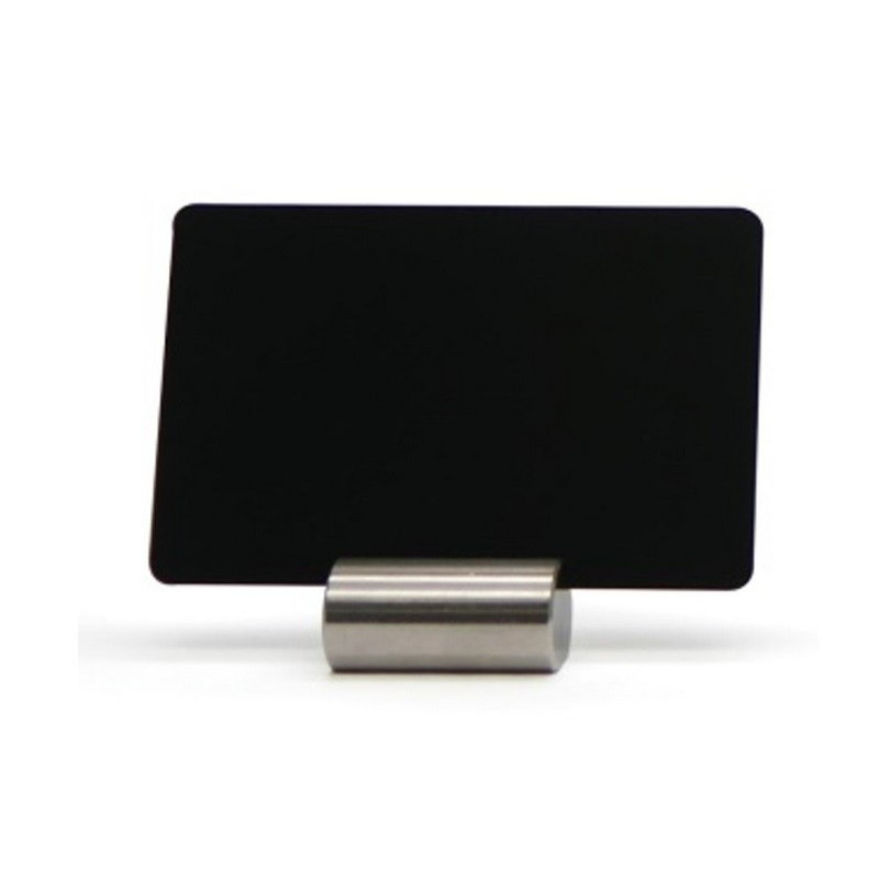 Porte étiquettes bas en inox EDIKIO - x10