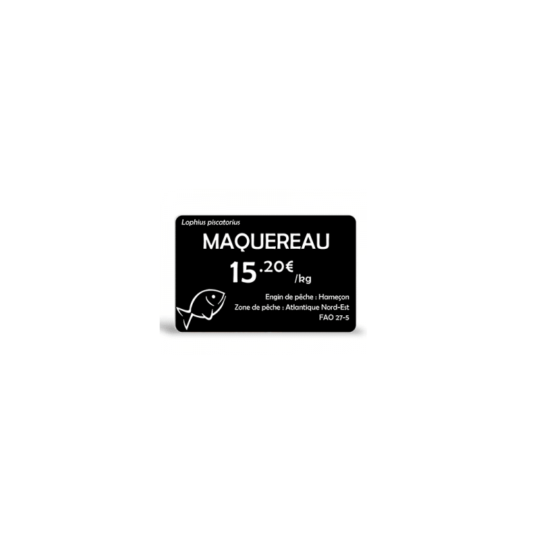 Cartes PVC noires mates 86X54 mm - 0.76mm - EDIKIO x500