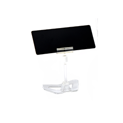 Support aspect cristal pour étiquettes EDIKIO - Hauteur 12 cm